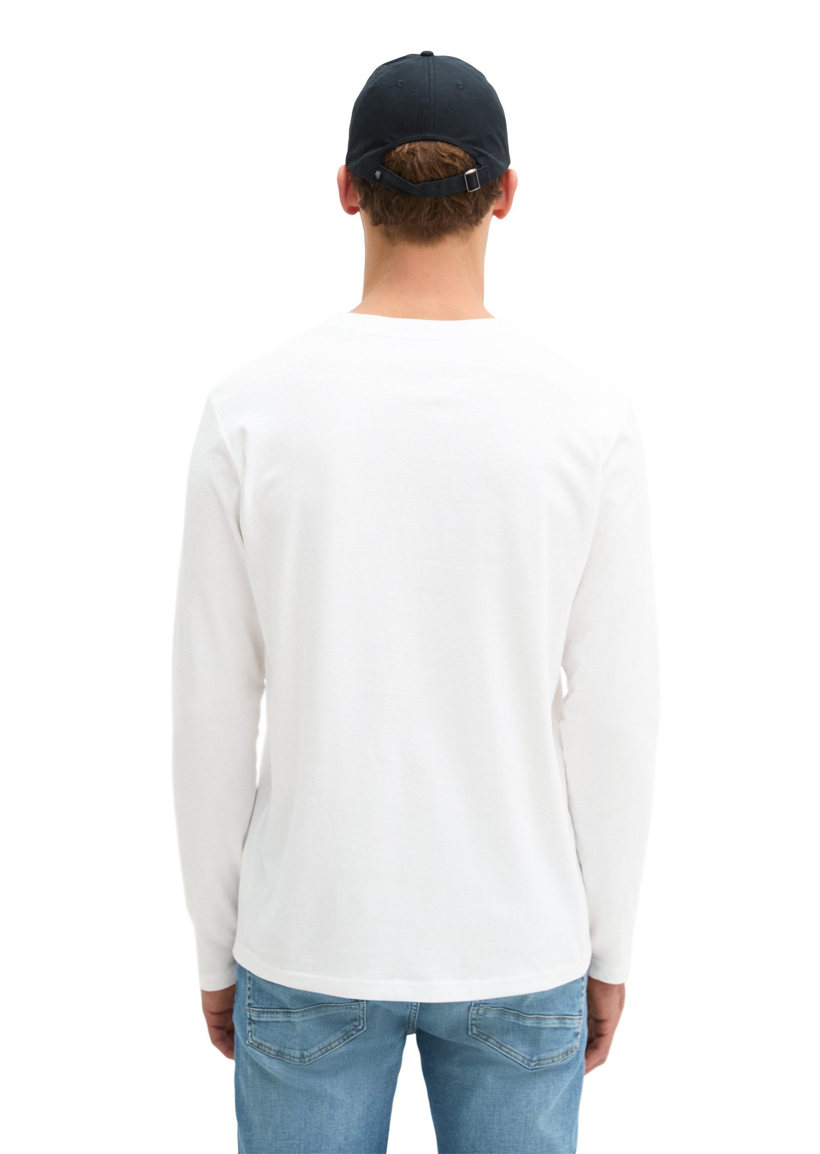 Marc O'Polo Langarmshirt aus reiner Bio-Baumwolle