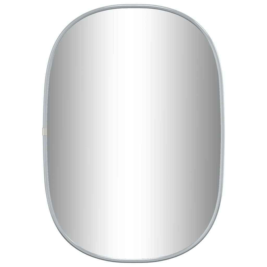 vidaXL Spiegel 50 x 35 cm Wandspiegel Silbern 50x35 cm