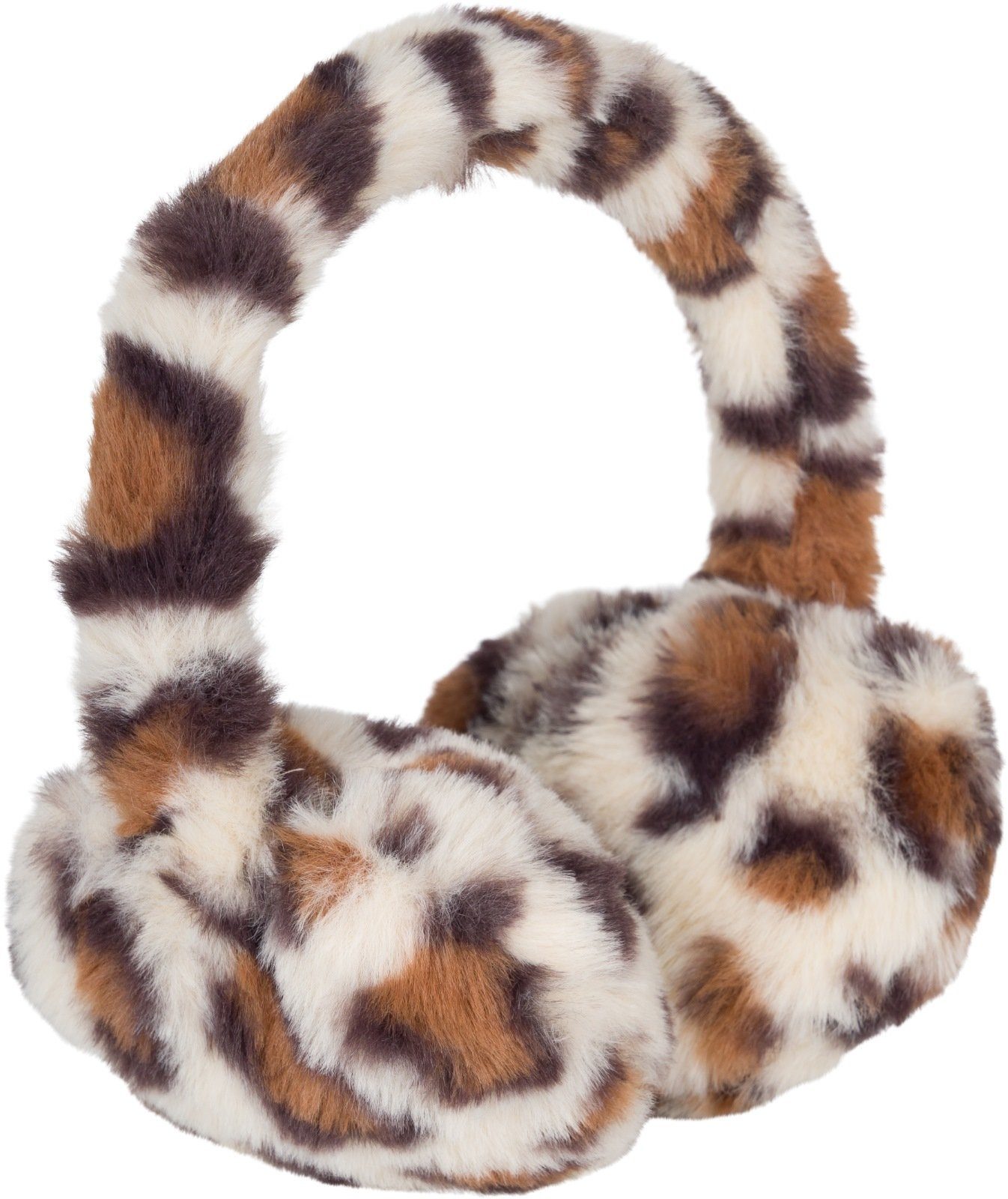 Leoparden Ohrenwärmer Muster Ohrenwärmer styleBREAKER (1-St) Beige