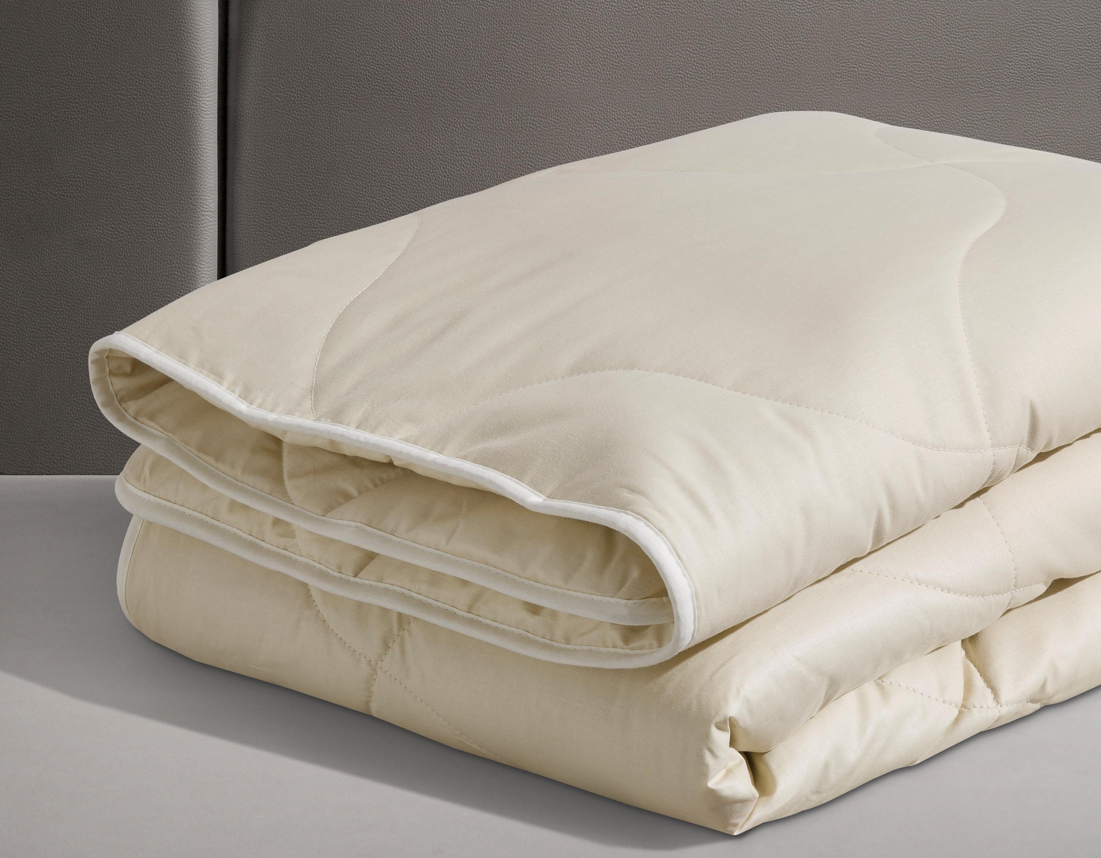 fan Naturfaserbettdecke TENCEL™ Leinen, Füllung: 50% Lyocell (TENCEL), 50% Leinen, Bezug: 100% Baumwolle, natürlich, kühlendes Schlafklima