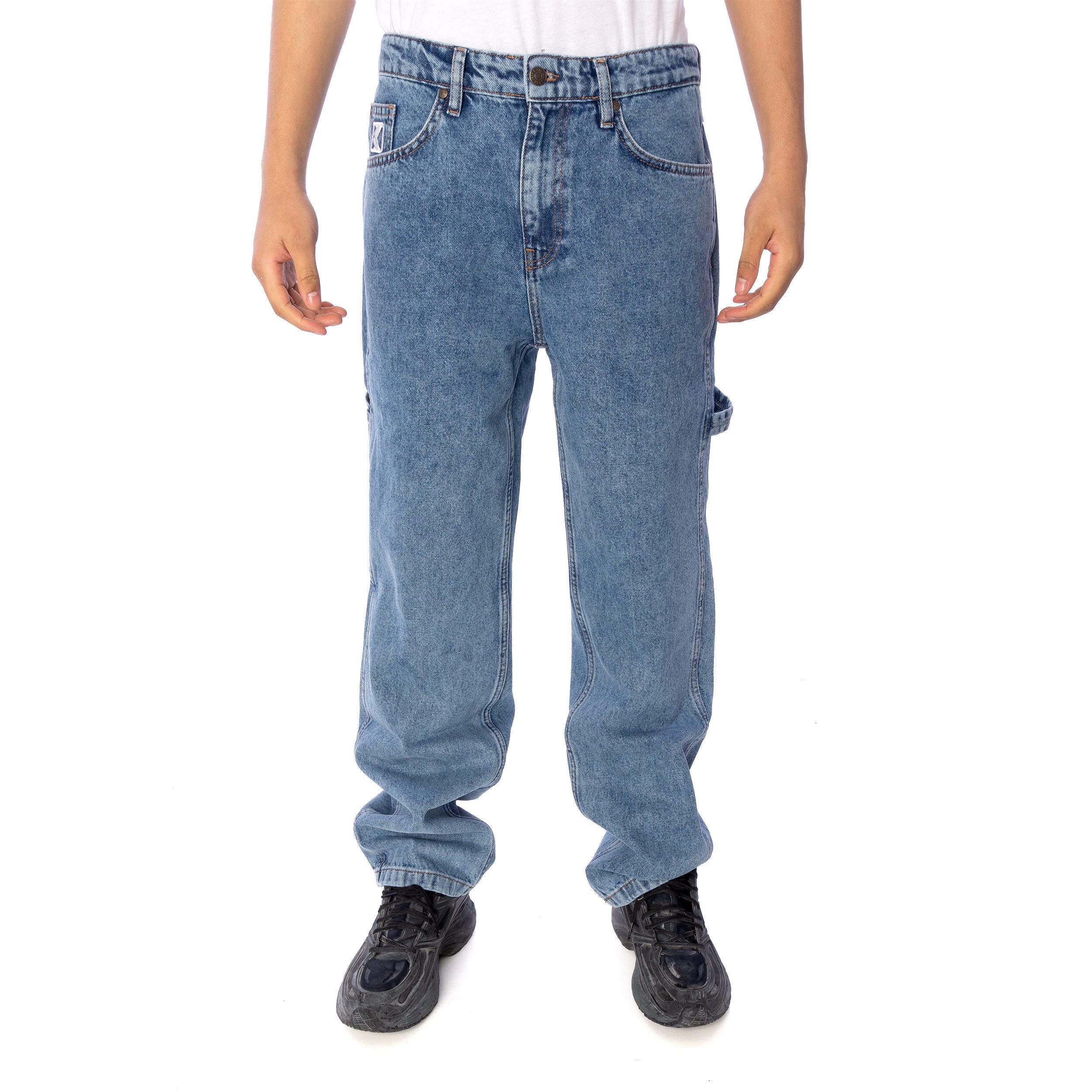 Karl Kani Loose-fit-Jeans Jeans Karl Kani Retro Baggy Workwear mid blue günstig online kaufen
