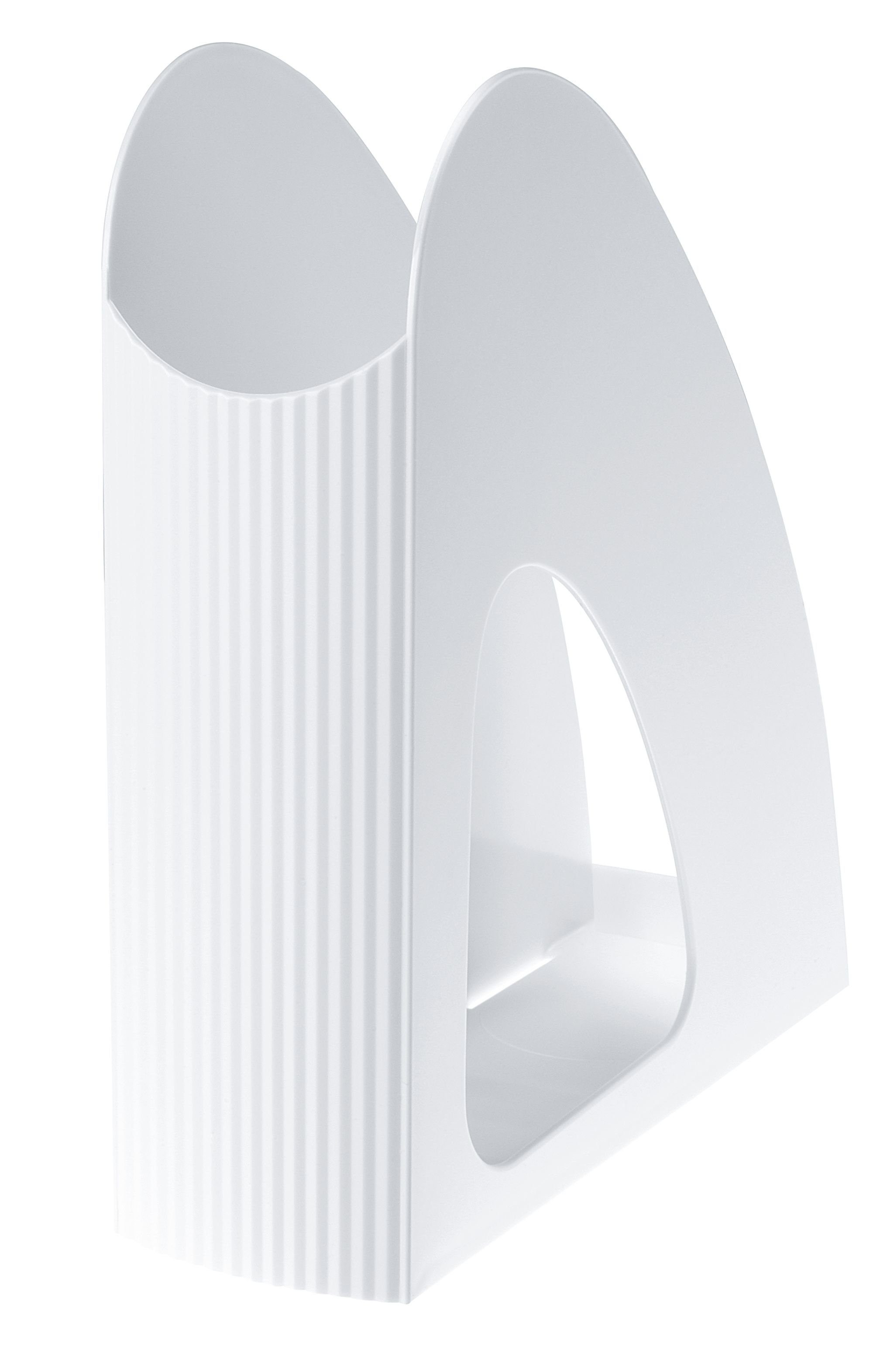 HAN Stehsammler HAN 1610-12 Stehsammler TWIN - DIN A4/C4, standfest, modern, weiß