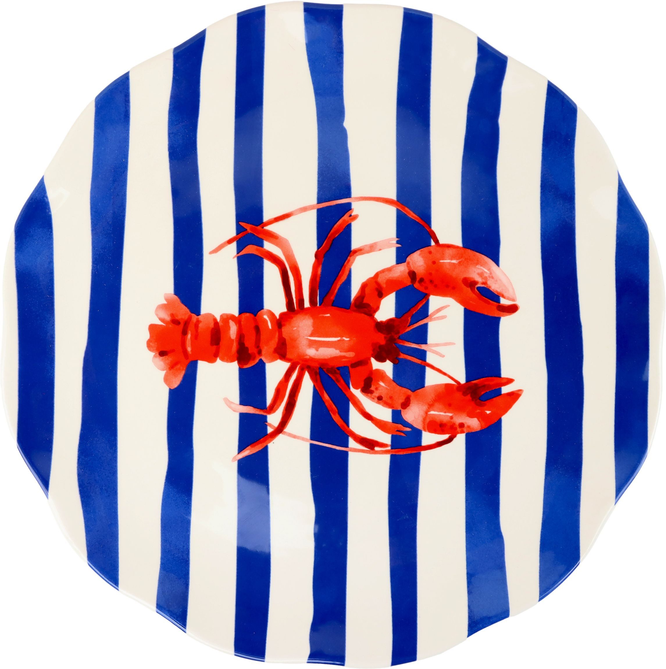 FURNARO Speiseteller Lobster Love, Keramik, 27 x 1,8 cm