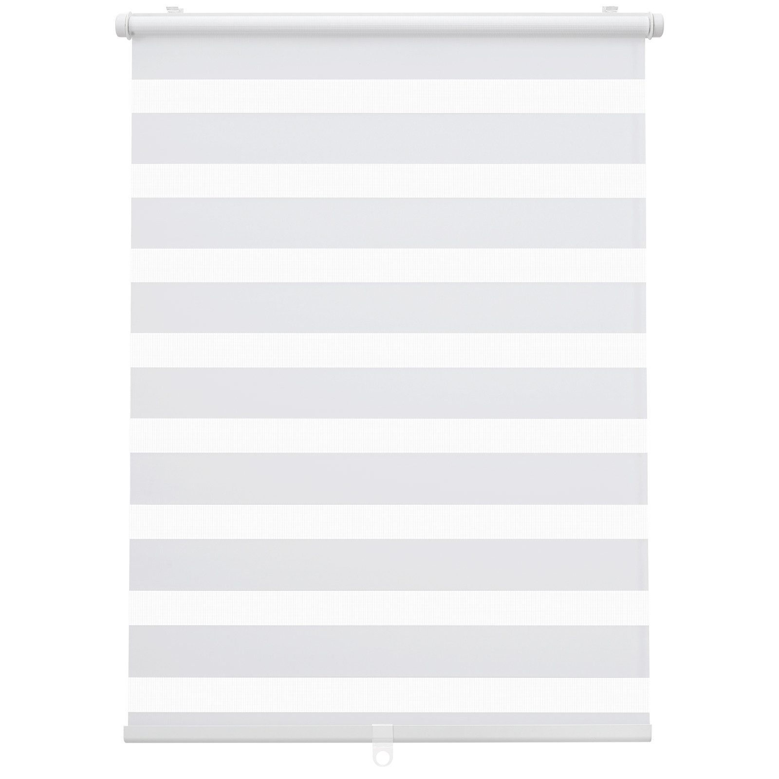 Doppelrollo Duo Rollo Klemmfix ohne Bohren für Fenster Rollos Jalousie Faltrollo, Sekey, freihängend, Klemmträger