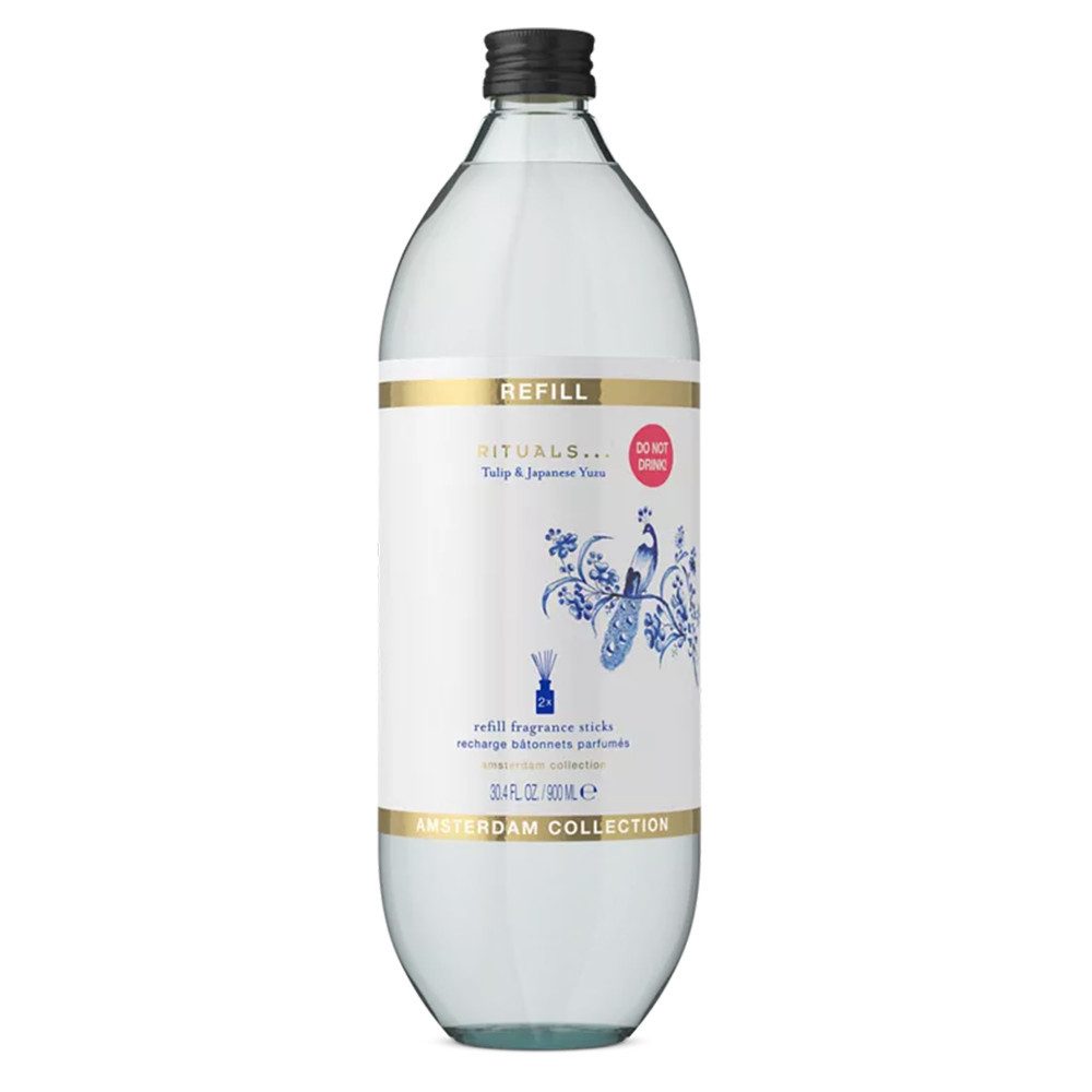 Rituals Duftstäbchen Rituals Amsterdam Collection Refill Fragrance Sticks 900 ml (Nachfüllpackung für Duftstäbchen mit würzig-blumigem Duft, 1-St)