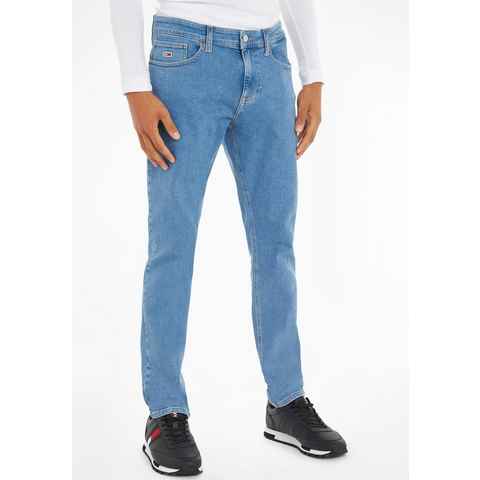 Tommy Jeans Slim-fit-Jeans AUSTIN SLIM TPRD mit Lederbadge