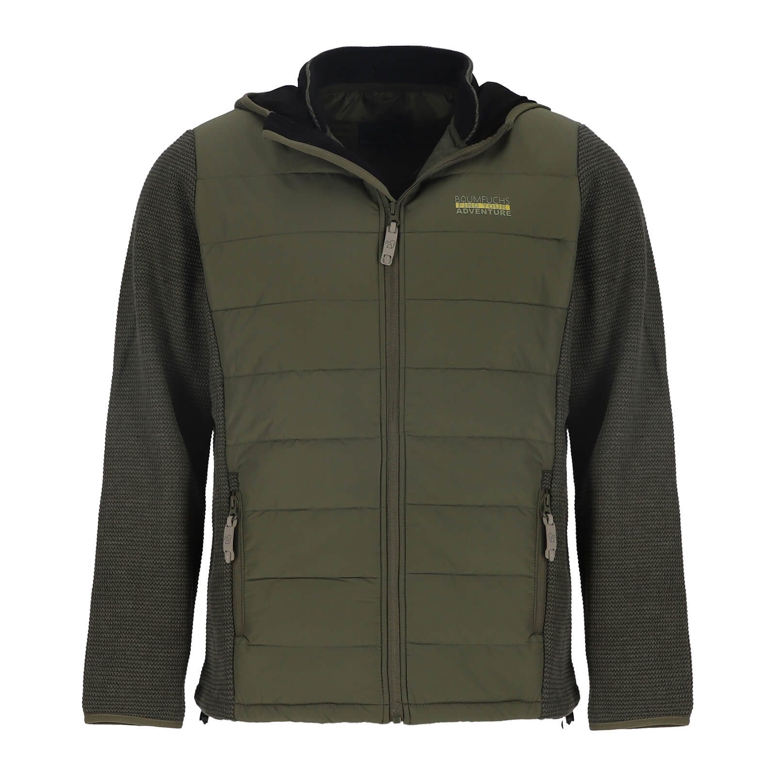 Baumfuchs Steppjacke Herren Hybridjacke Stepp und Fleece - Outdoor-Jacke mi günstig online kaufen