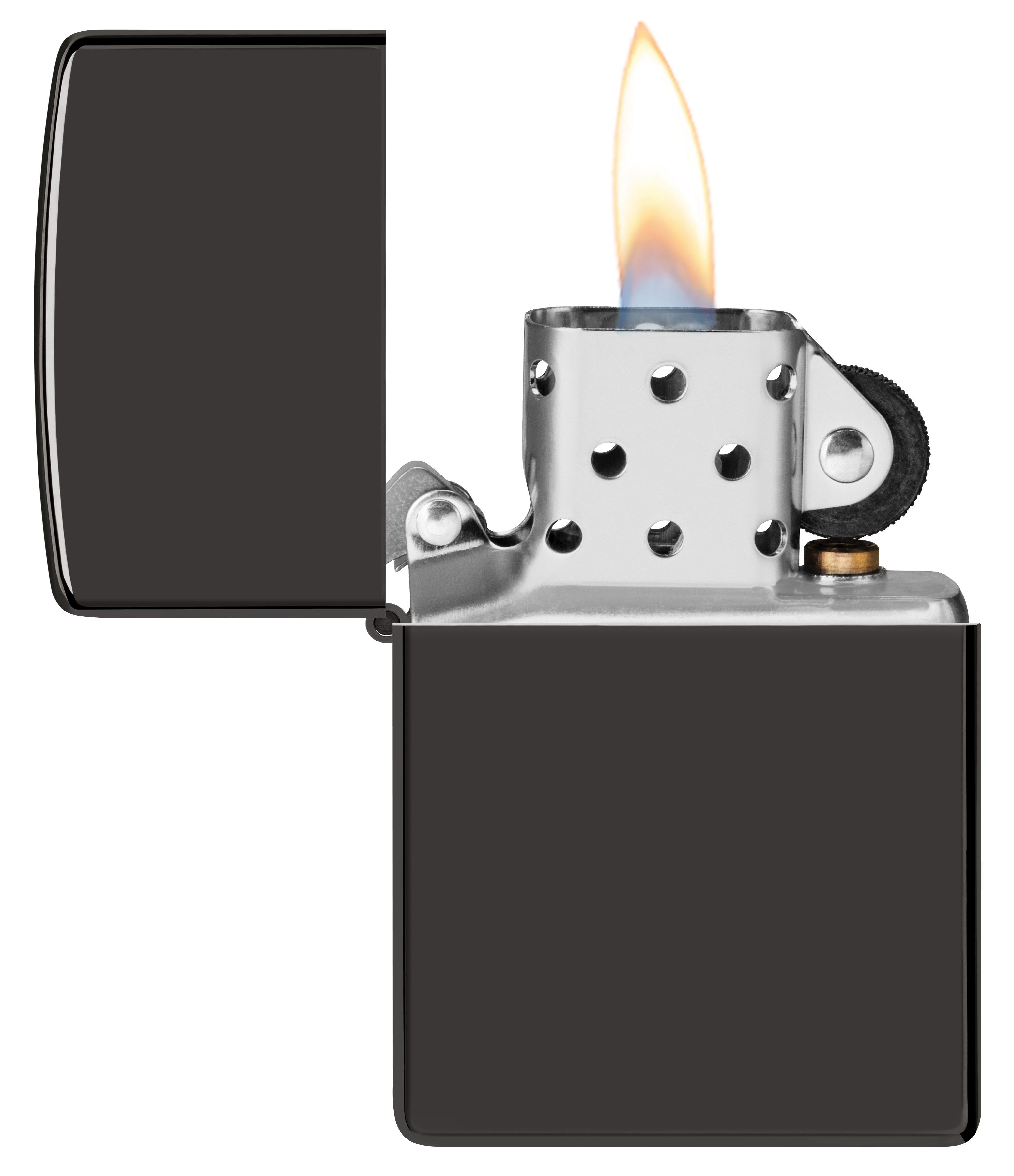 Zippo Feuerzeuge Zippo Sturmfeuerzeug - Base Model - Nachfüllbar Windfest Geschenkbox