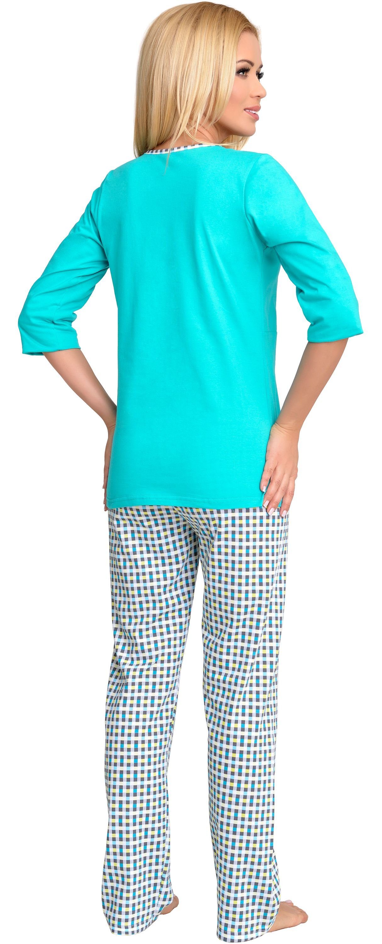 Be Mammy Umstandspyjama Damen Schlafanzug Stillpyjama günstig online kaufen