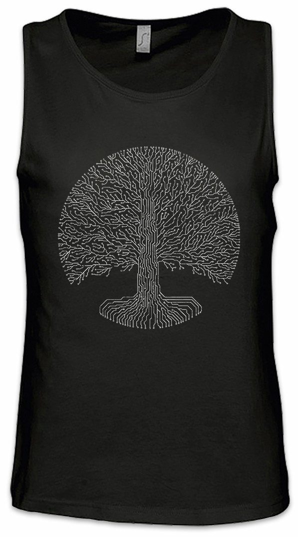 Tanktop Electro Yggdrasil Ärmelloses T-Shirt Elektro Electro Vikings Dance