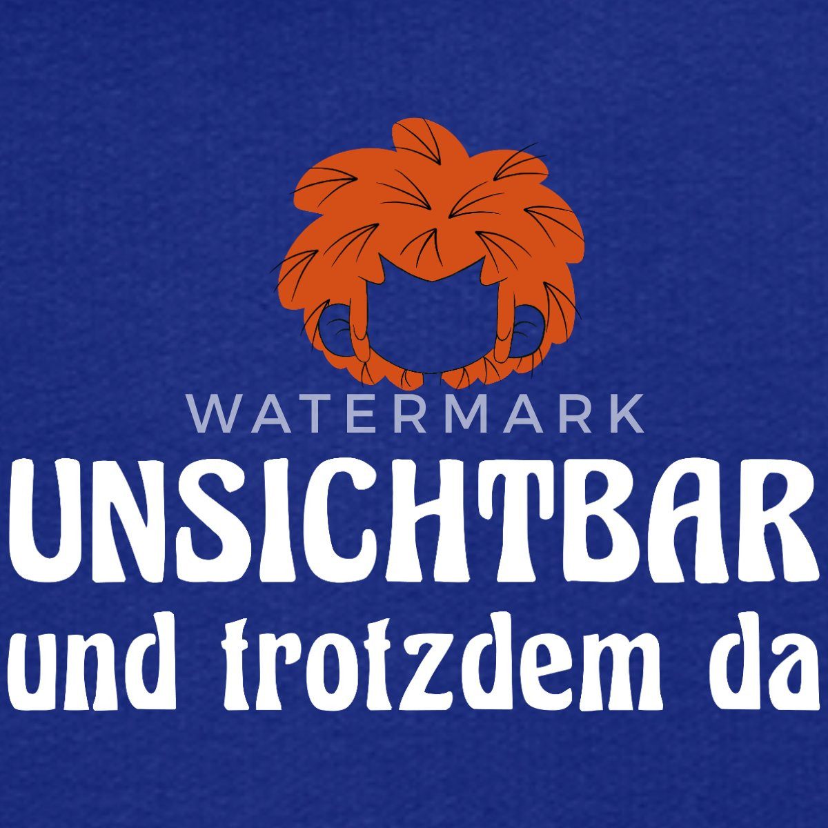 Spreadshirt Hoodie Pumuckl Mit Spruch Unsichtbar Und Trotzdem Da Kinder Premium Hoodie (1-tlg)