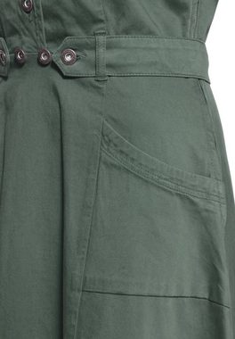 QueenKerosin Blusenkleid (1-tlg) im 50's Workwear Stil