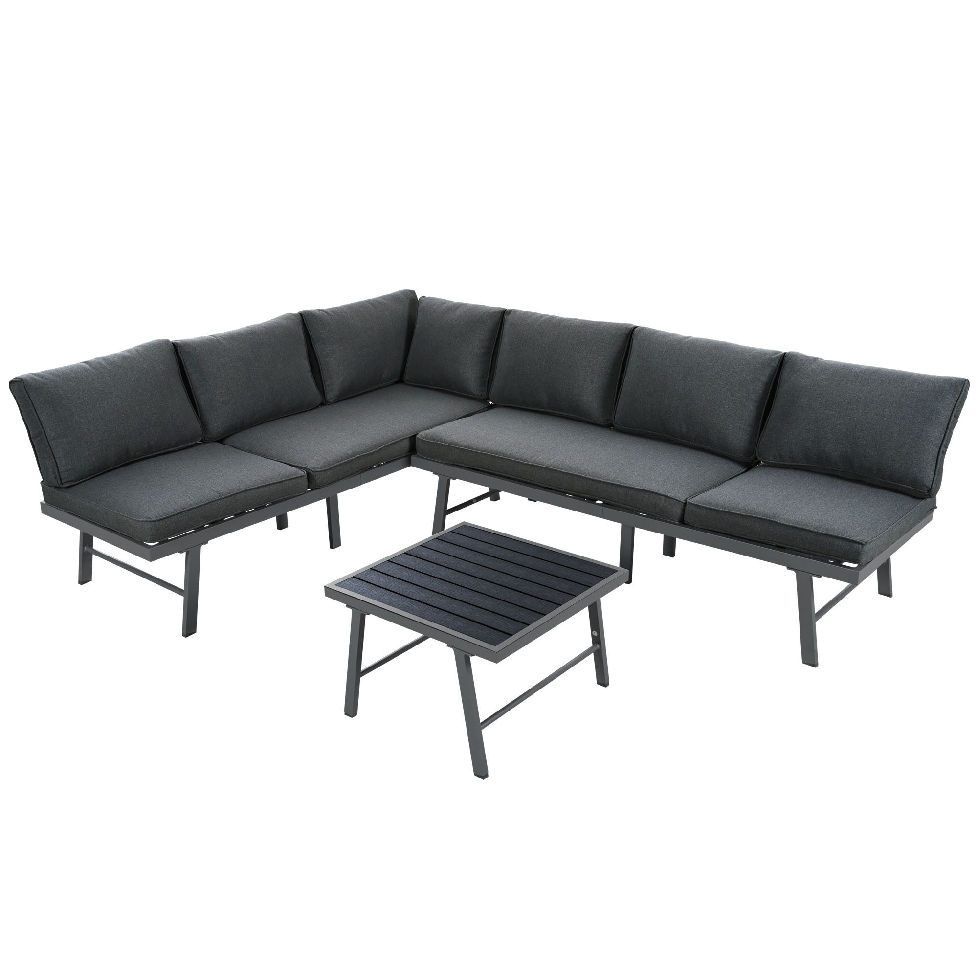 HAUSS SPOLE Gartenlounge-Set mit 2 Ecksofas, günstig online kaufen