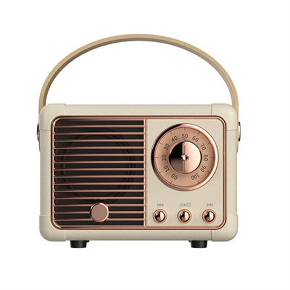 Bifurcation mit Bluetooth, nostalgisches Radio(Weiß) Retro-Radio