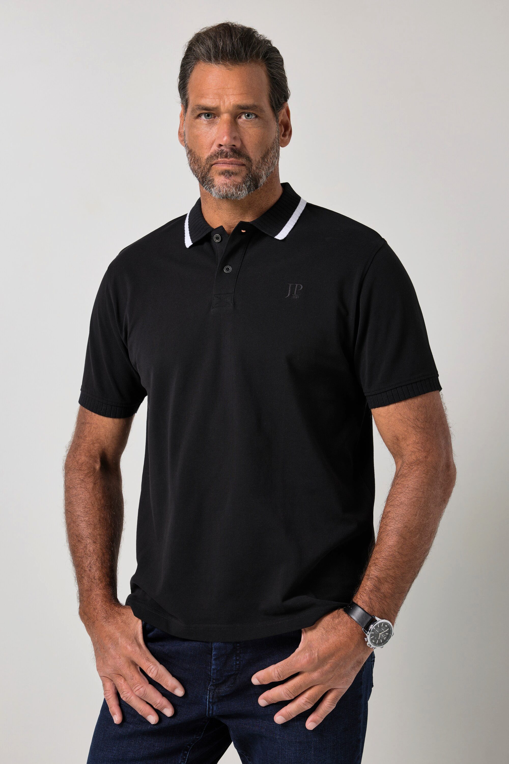 JP1880 Poloshirt Poloshirt Halbarm Piqué bis 8 XL