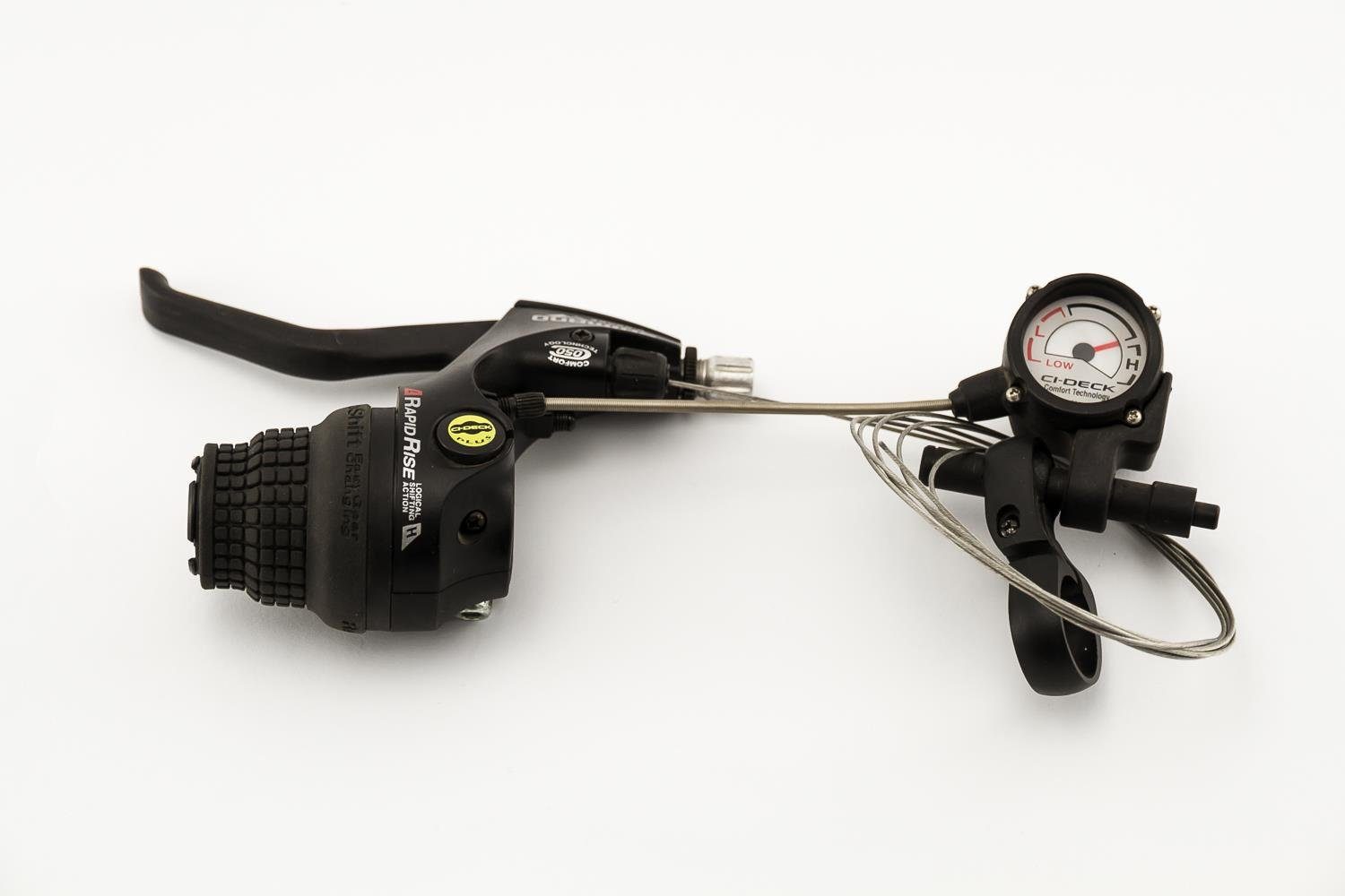 Shimano Schaltung Shimano Revo Shifter Schalt Bremshebel Drehgriff 3 fach 1700mm mit