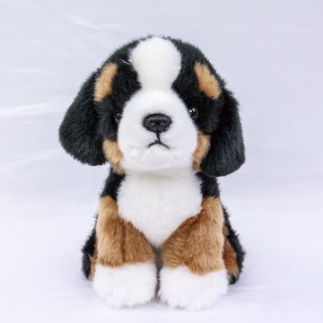 Teddys Rothenburg Kuscheltier Plüschhund Berner Sennenhund klein sitzend 18 cm