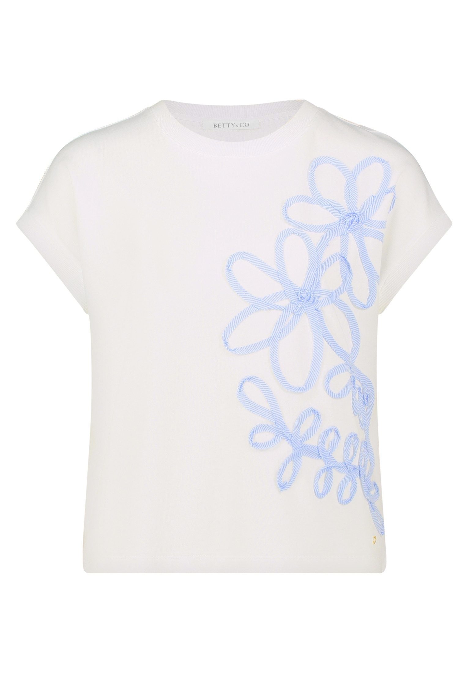 Betty&Co T-Shirt Damen mit Applikation (1-tlg)