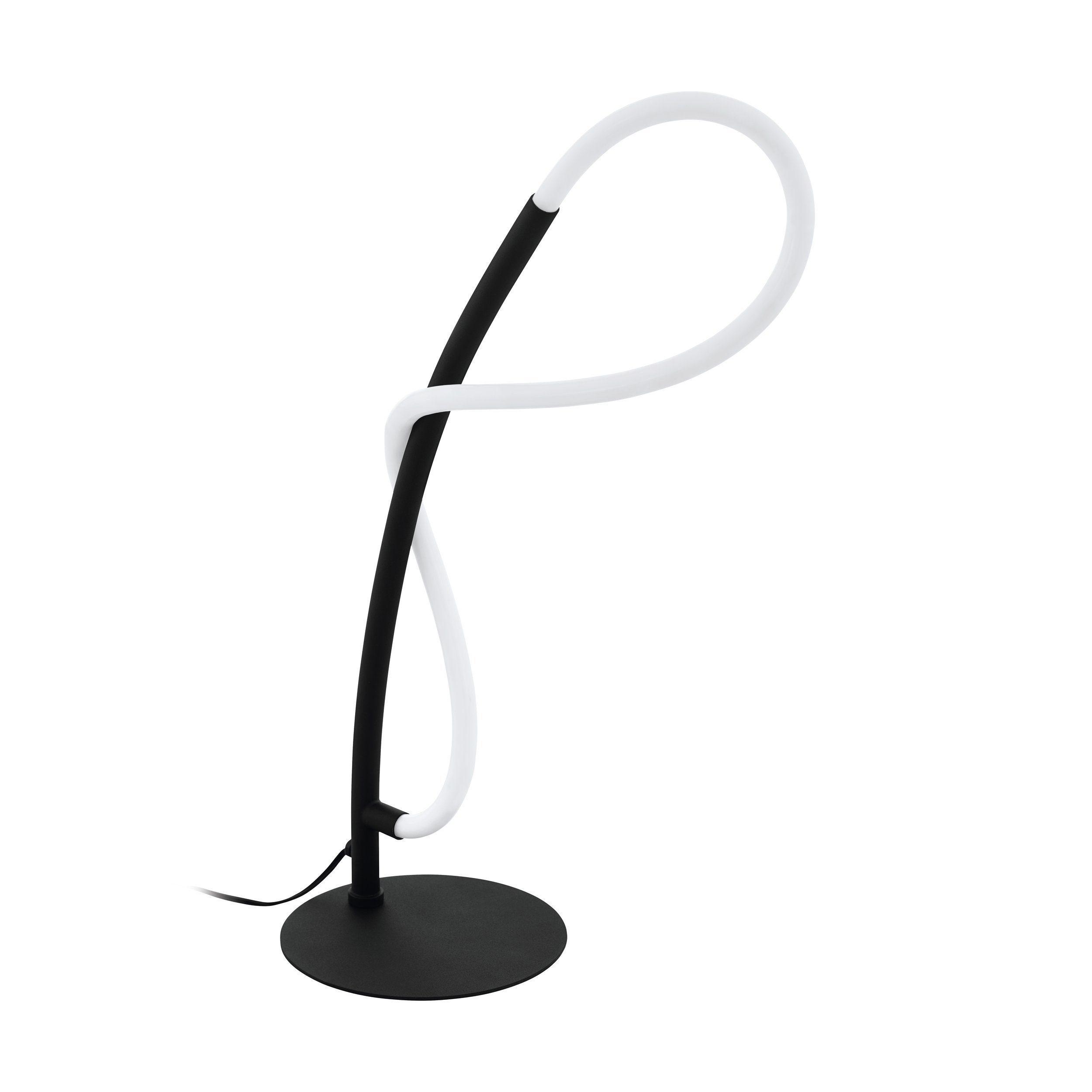 EGLO LED Tischleuchte Egidonella, Leuchtmittel inklusive, Tischlampe, Tischleuchte, Nachttischlampe, Wohnzimmerlampe, Schalter