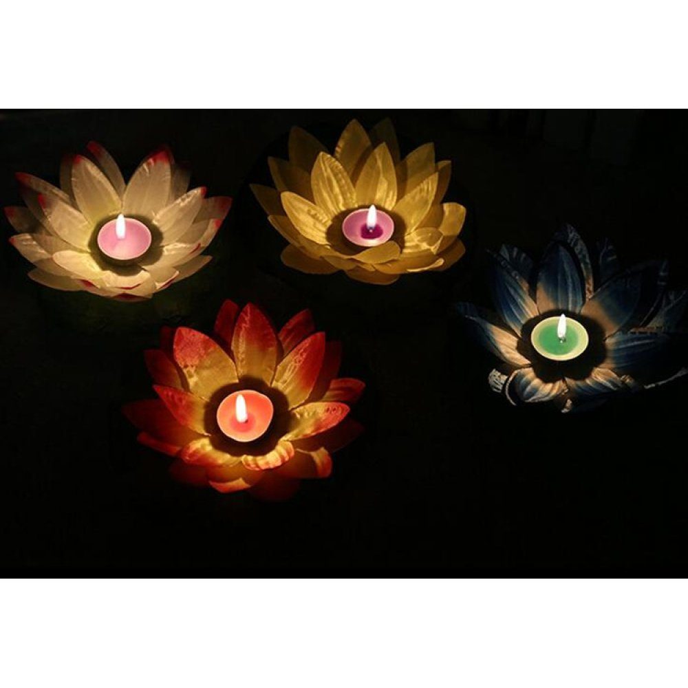 Schwimmende Lotuslichter,Wunschkerzen Lampenfassung Jormftte
