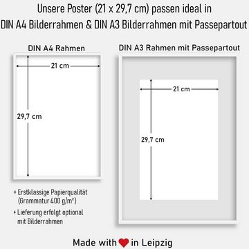 Tigerlino Poster Oma 2024 Geschenk Ortsschild werdende Oma Geschenkidee, Ortsschild aus Kartonpapier (kein Metall)