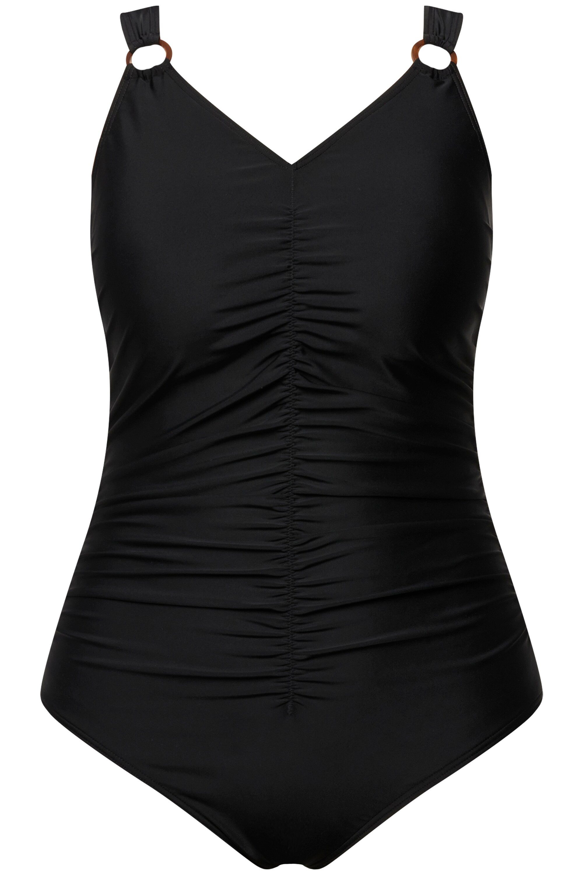 Ulla Popken Badeanzug Badeanzug Softcups Zierringe recycelt günstig online kaufen