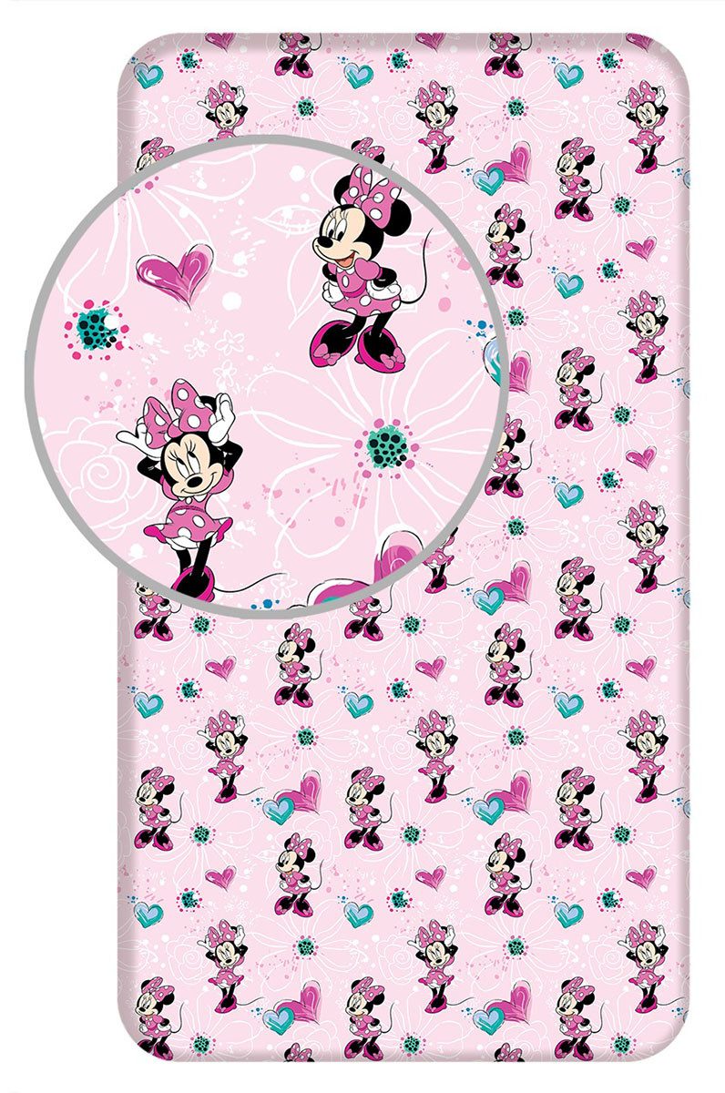 Spannbettlaken Minnie Mouse