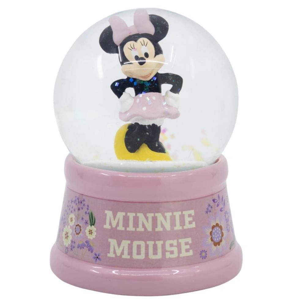 Tinisu Schneekugel Minnie Maus Schneekugel - Disney Glaskugel mit Schnee