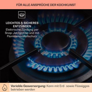 Klarstein Gas-Kochfeld CP11-Alchemist-3 CP11-Alchemist-3, 3 flammen brenner Kochfelder Gaskochfelder