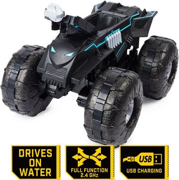 Spin Master RC-Auto Batman - RC All Terrain Batmobile (kompatibel mit 10 cm Figuren), für Land und Wasser