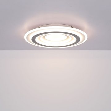 Globo LED Deckenleuchte, LED-Leuchtmittel fest verbaut, Neutralweiß, Kaltweiß, Warmweiß, Tageslichtweiß, Deckenleuchte Deckenlampe Wohnzimmerleuchte LED Fernbedienung CCT