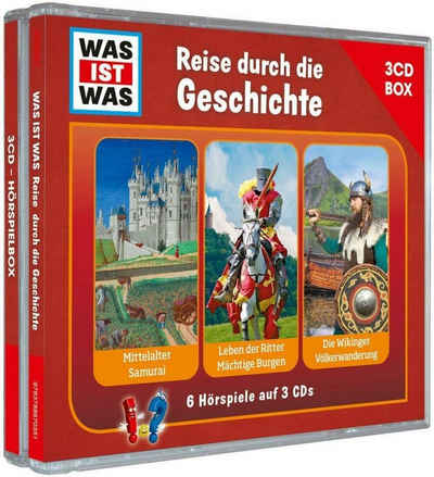 Tessloff Verlag Hörspiel WAS IST WAS 3-CD Hörspielbox. Reise durch die Geschichte