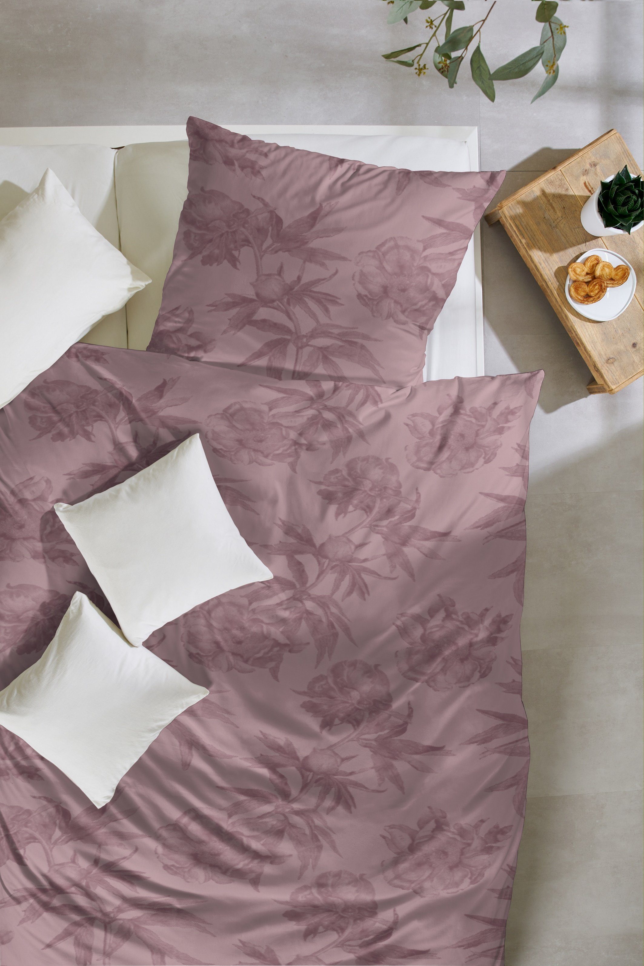 WESTMINSTER Bettwäsche Westminster Feinbiber Bettwäsche 135x200 Gräser, Feinbiber, 2 teilig