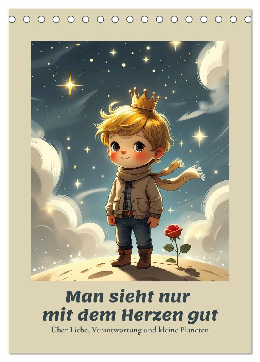 CALVENDO Wandkalender Man sieht nur mit dem Herzen gut – Über Liebe, Verantwortung und klein
