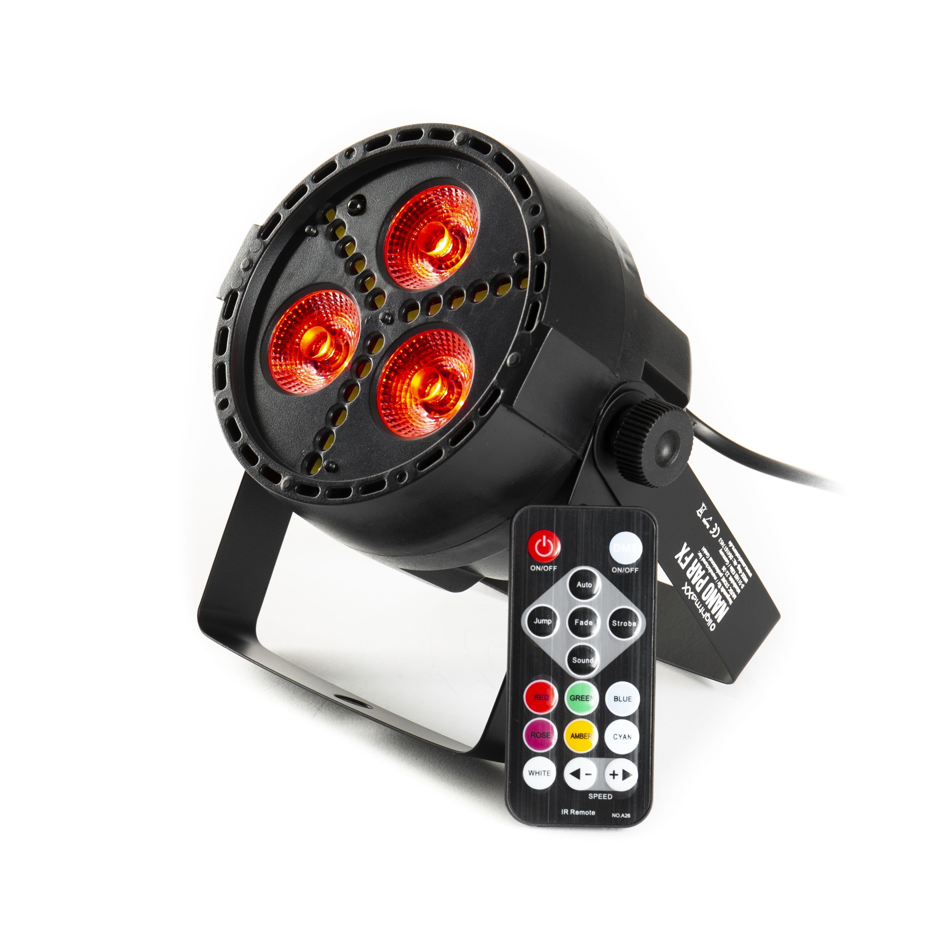 lightmaXX LED Scheinwerfer, Nano PAR FX, LED PAR Scheinwerfer, RGBW-Farbmischung