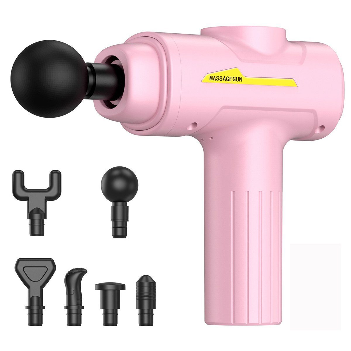 Massagegerät Massagepistole mit 6 Massageköpfen Type-C Anschluss