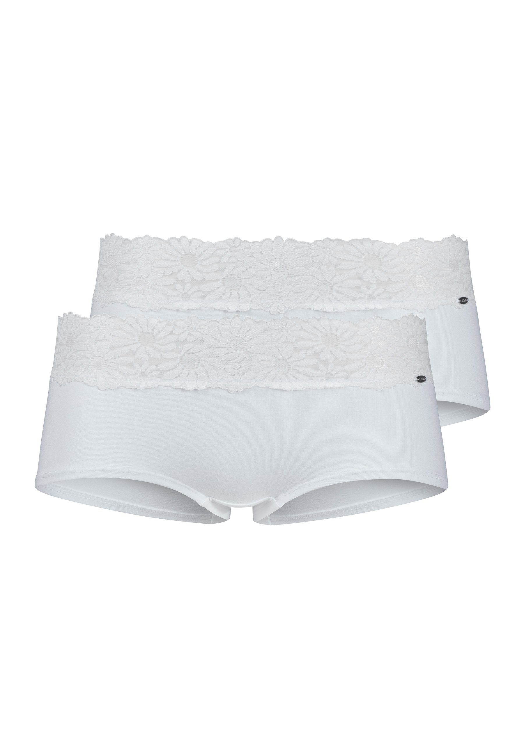 Skiny Hipster "Cotton Lace", (2er Pack), bequem, elegant, stylisch, Baumwol günstig online kaufen
