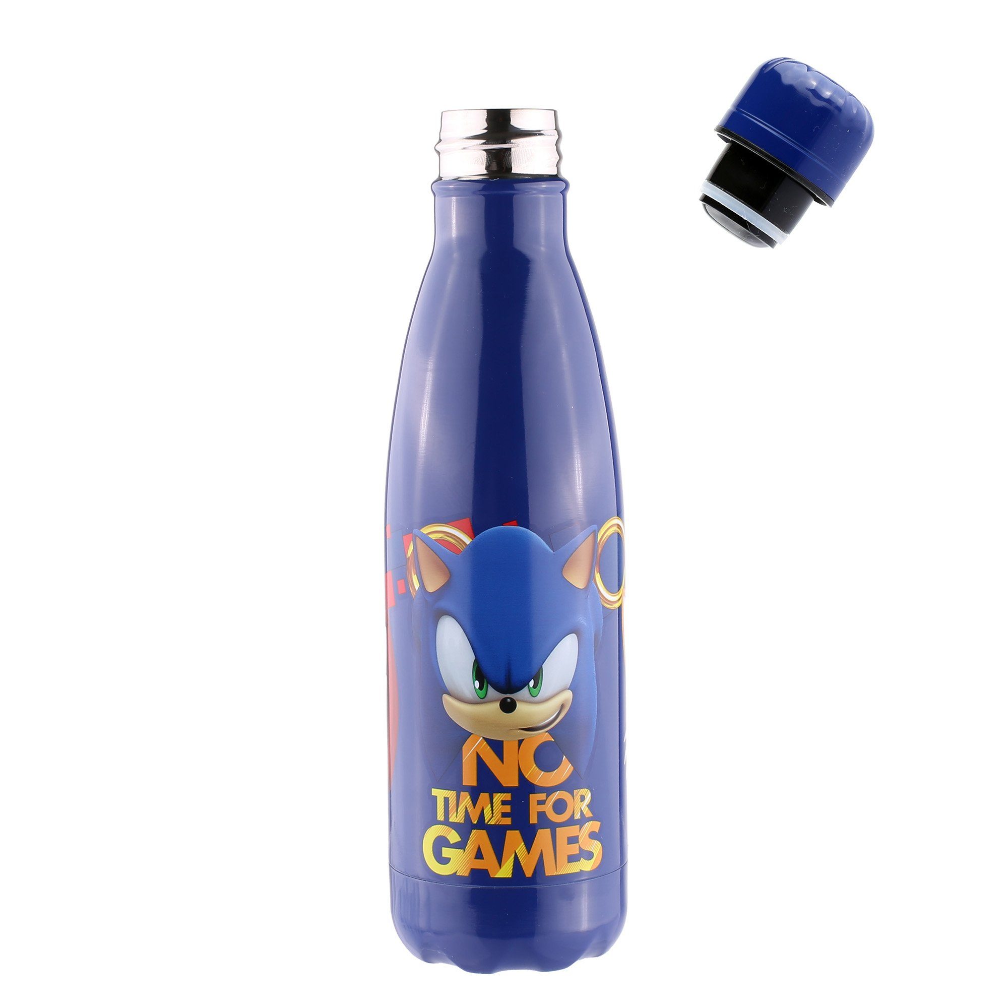 Sonic SEGA Trinkflasche Sonic Wasserflasche / Water Bottle Blue / Water Bottle Rot Blau