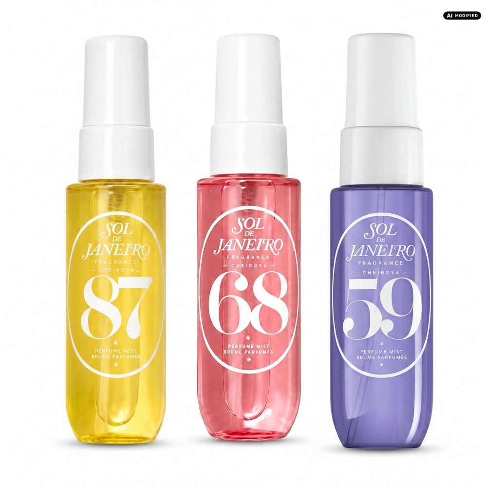 Sol de Janeiro Gesichts- und Körperspray Sol de Janeiro Cheirosa 87 68 59 Body Mist Trio Set, Drei beliebte Cheirosa Düfte in praktischer Travel Size