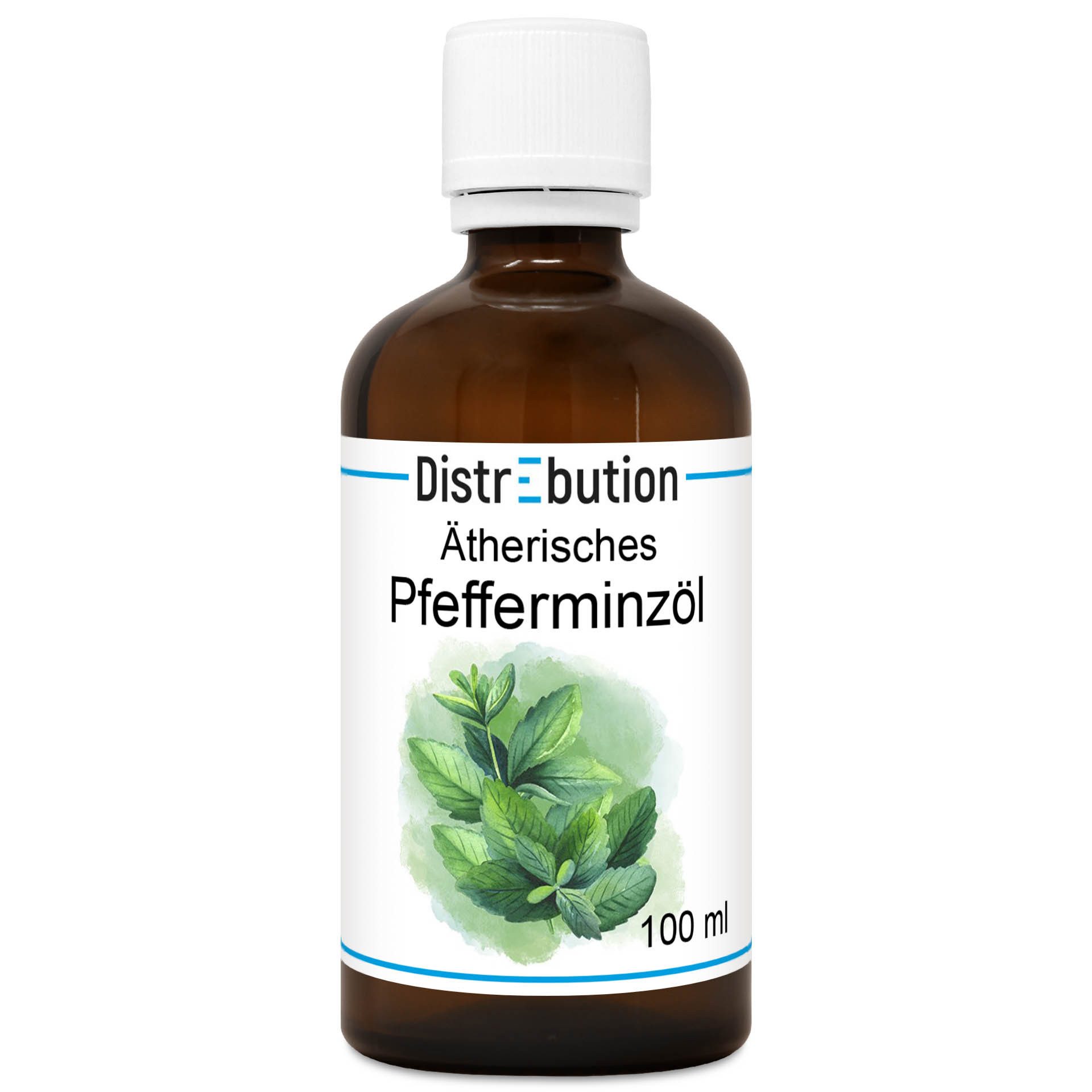 DistrEbution Duftöl Ätherisches Öl, Pfefferminzöl, 100% Naturrein, Für Kerzen und Kosmetik