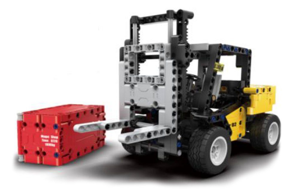 CaDA CaDA Gabelstapler (388 Teile) Konstruktionsspielsteine