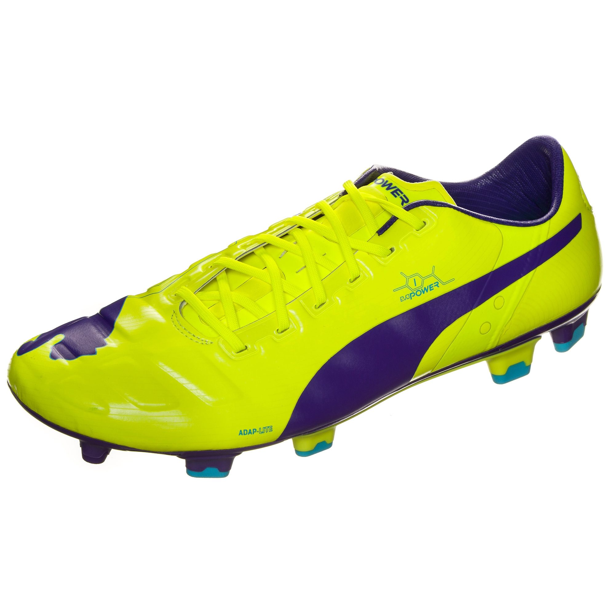 puma fußballschuhe evopower 1 fg in gelb und violett puma fußballschuhe evopower 1 fg in gelb und violett