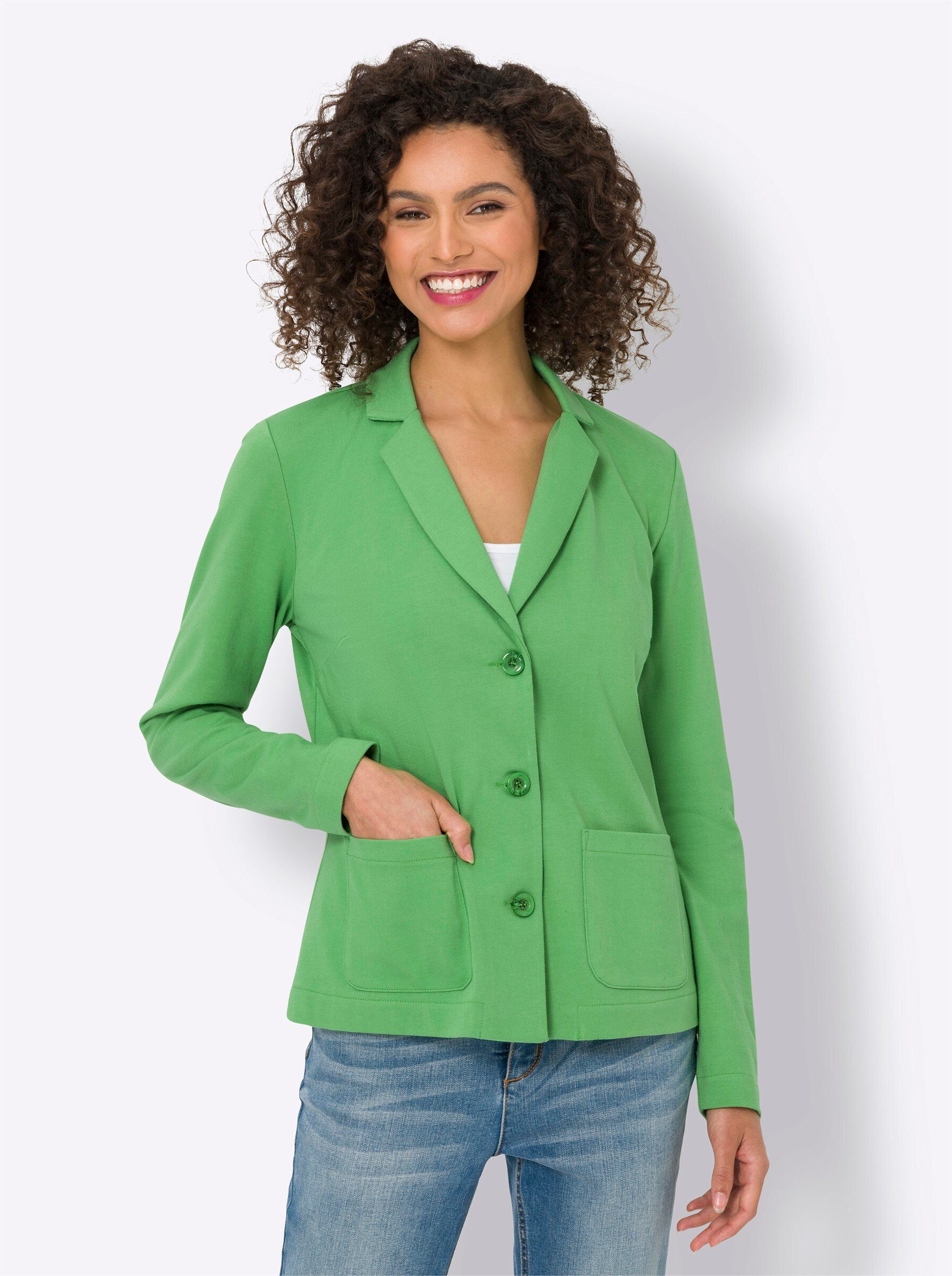 heine Blusenblazer Jerseyblazer .