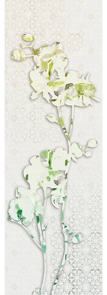 Architects Paper Fototapete Absence Of Time, (1 St), Floral Tapete Natur Grau Weiß Grün Panel 1,00 m x 2,80 m