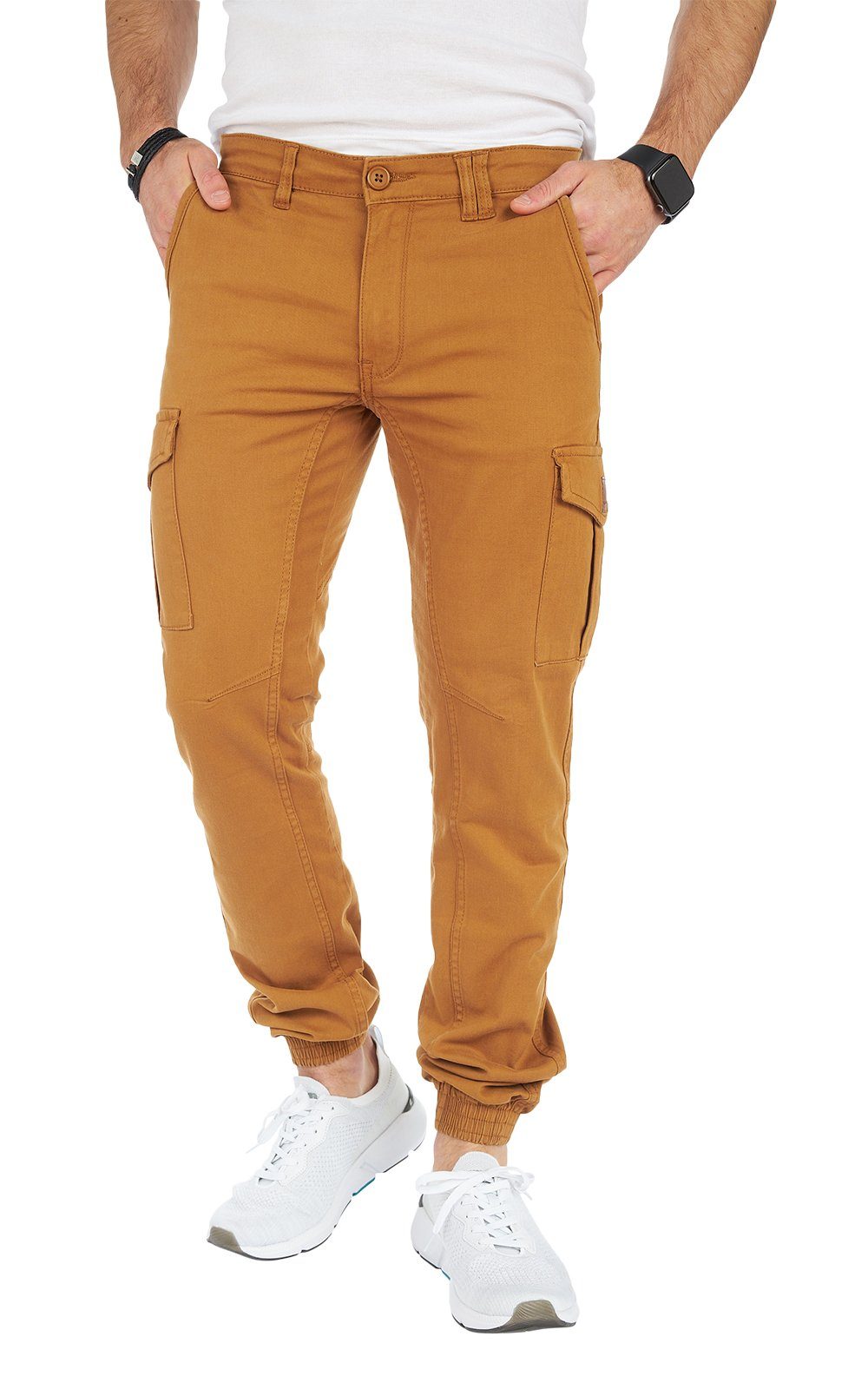 Cargohose Styleko Herren Camel Chino Hose Cargohose Styleko Cargohose männer Cargohose 8002