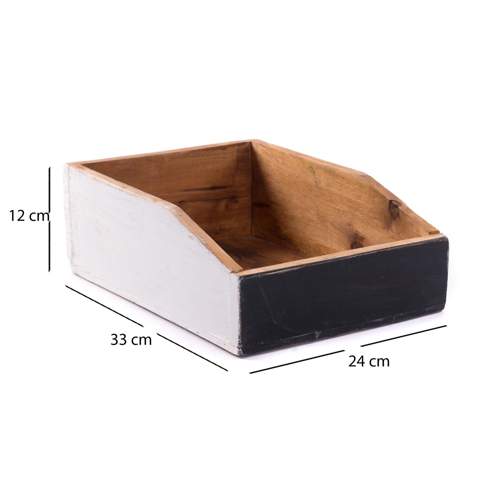 DESIGN DELIGHTS Aufbewahrungsbox DOKUMENTENABLAGE "CARTA", Altholz günstig online kaufen