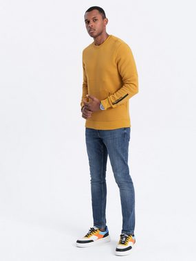 OMBRE Sweatshirt Herren-Sweatshirt mit einer Reißverschlusstasche