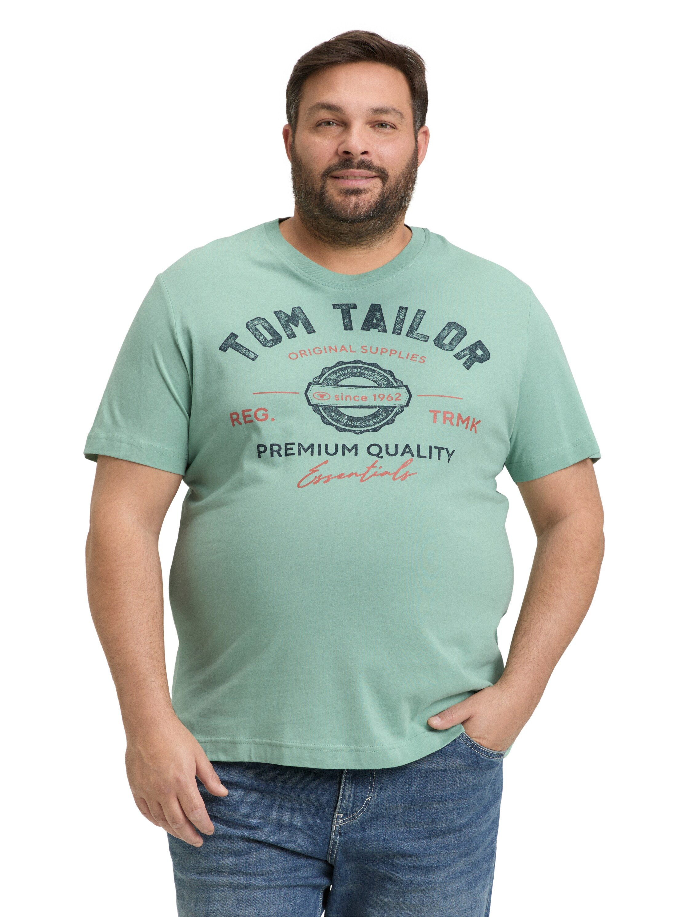 TOM TAILOR PLUS T-Shirt mit Logo-Print günstig online kaufen