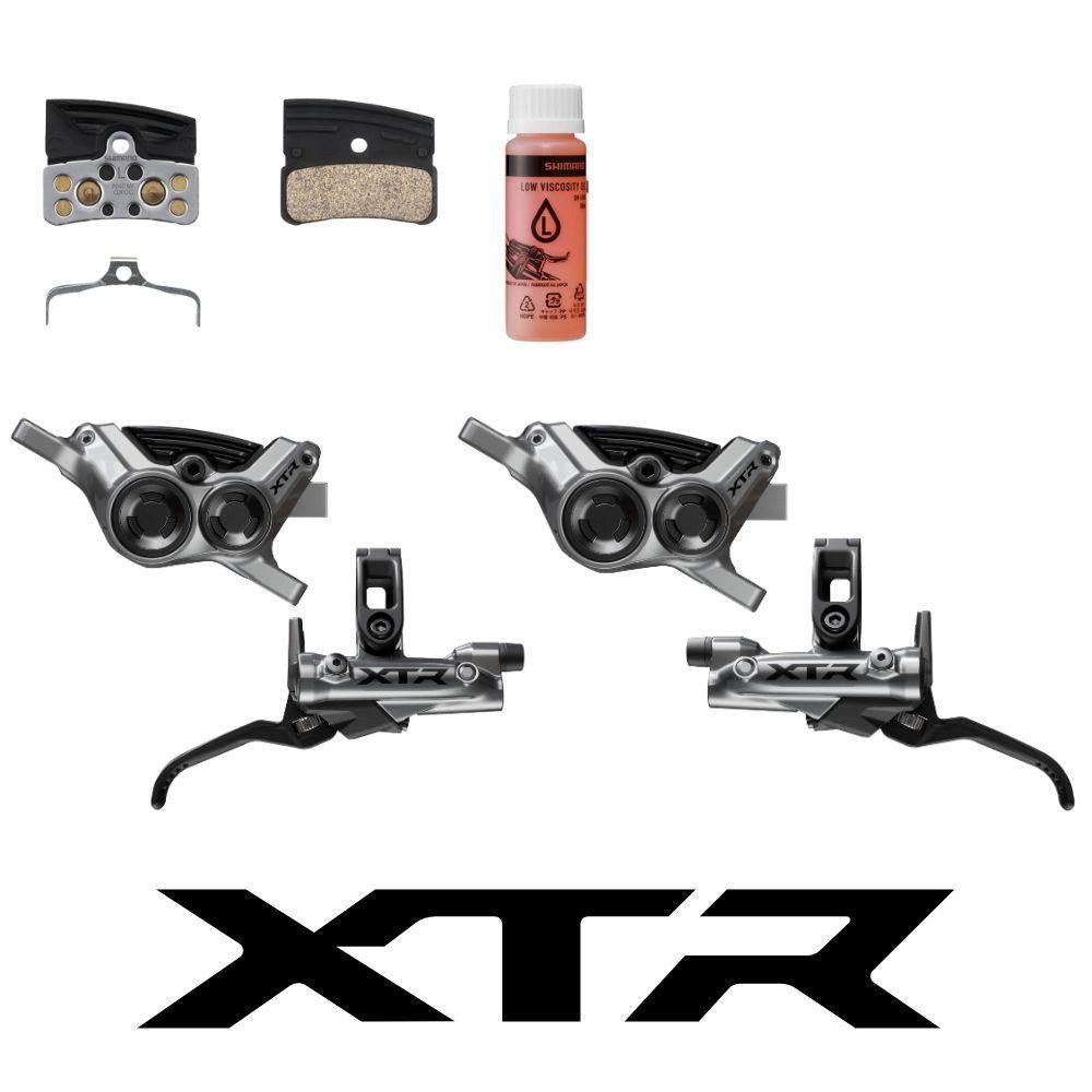 Shimano Scheibenbremse SHIMANO Scheibenbrems-Upgrade-Kit SHIMANO XTR BL-M9220+BR-M9220 brake