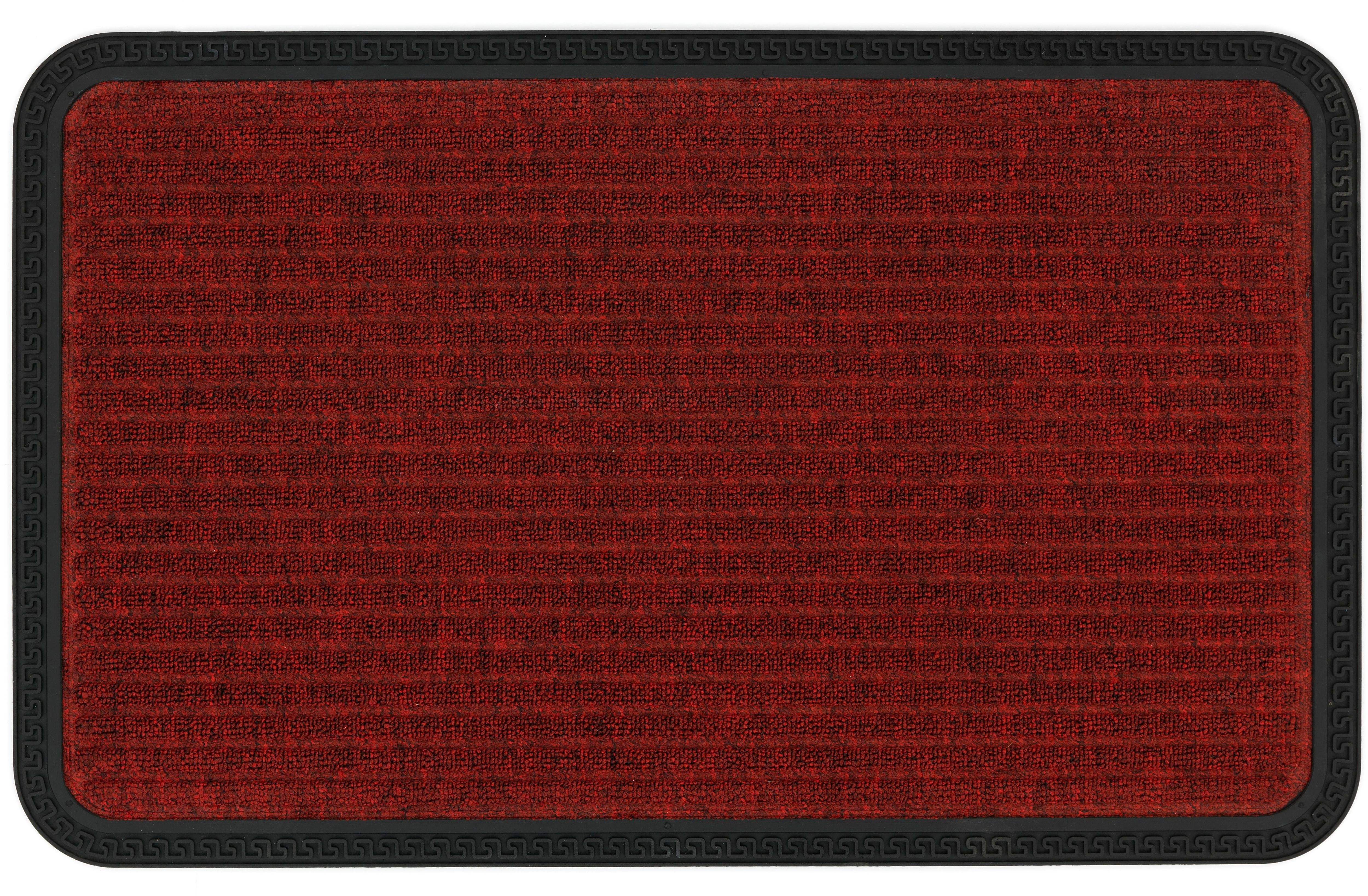 Fußmatte Border rot Schmutzfangmatte, 1, 8 Star ASTRA, geeignet In Höhe: mm, -und Outdoor rechteckig